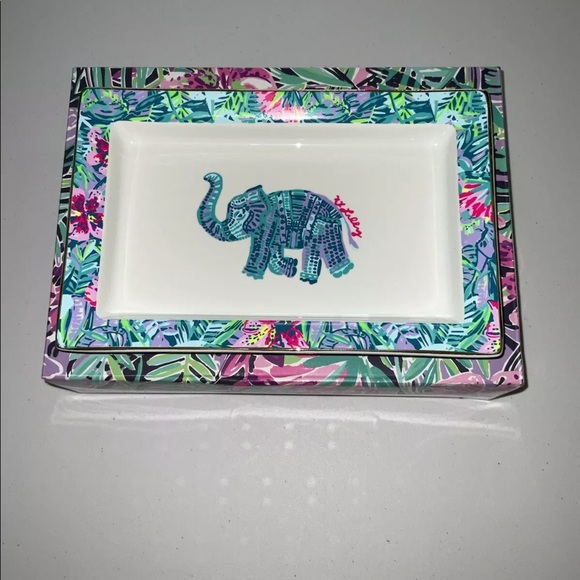 Lilly Pulitzer Other - Lilly Pulitzer NWT Ceramic Trinket Tray Slathouse Soiree